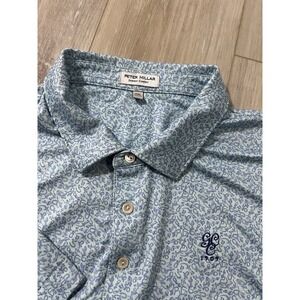 Peter Millar Summer Comfort Polo Shirt Mens 2XL  AOP  Lizards